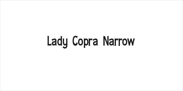 Lady Copra Narrow Logo