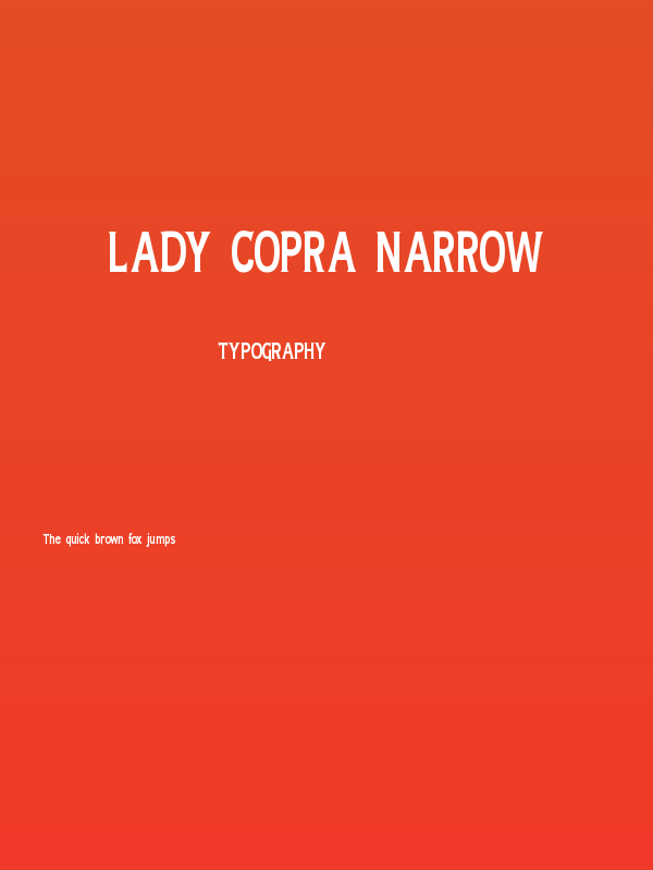 Lady Copra Narrow Poster