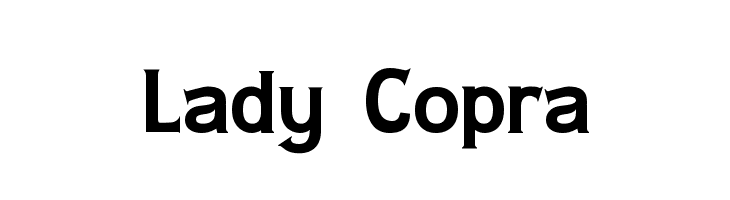 Lady Copra Font