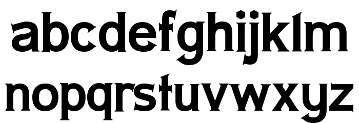 Lady Copra Font LOWERCASE