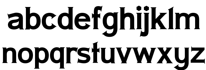 Lady Copra Font LOWERCASE
