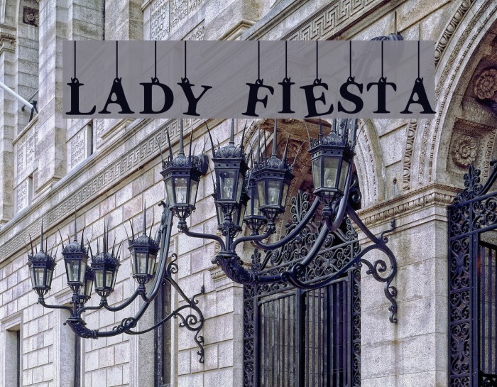 Lady Fiesta Font examples
