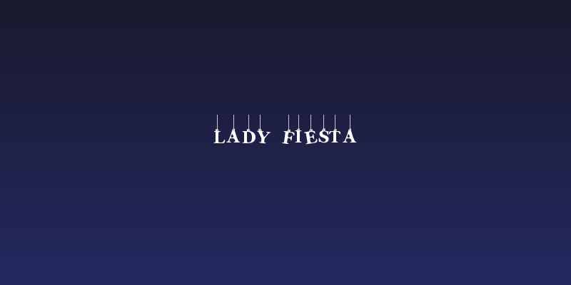 Lady Fiesta Social Header