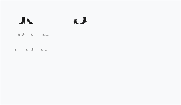 Lady Footwear LT Business Card