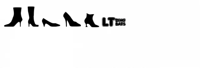 Lady Footwear LT Caratteri MINUSCOLO