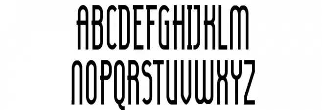 Lady Ice - Condensed 字体 大写
