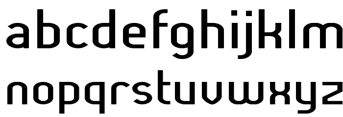 Lady Ice - Expanded Font LOWERCASE