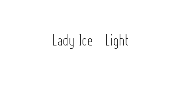 Lady Ice - Light Logo