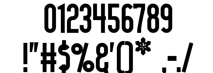 Lady Ice Revisited Bold フォント その他の文字