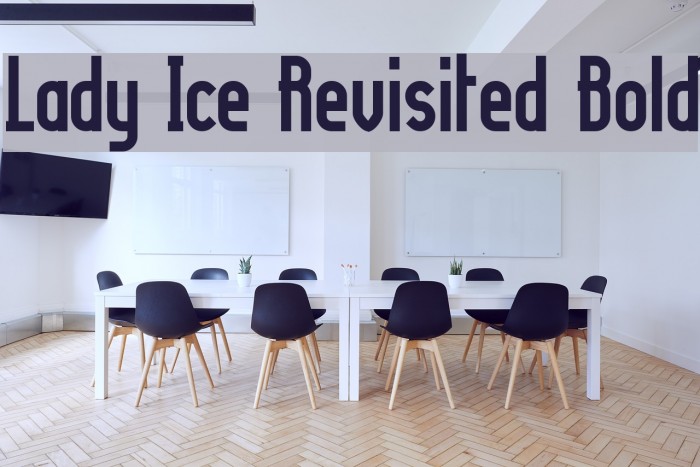 Lady Ice Revisited Bold フォント examples