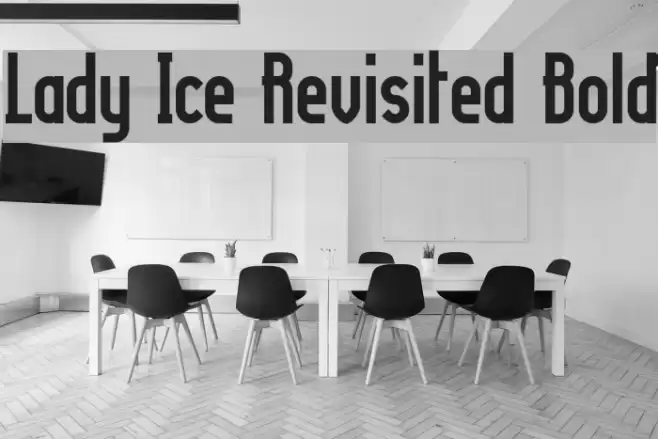 Lady Ice Revisited Bold フォント examples