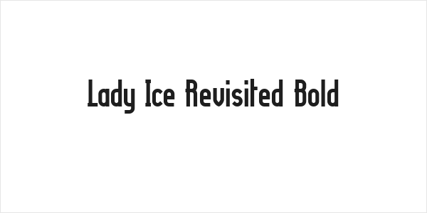 Lady Ice Revisited Bold Logo