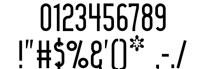Lady Ice Revisited Upper Font OTHER CHARS