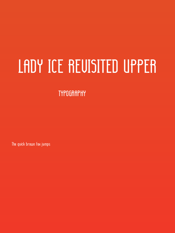 Lady Ice Revisited Upper Poster