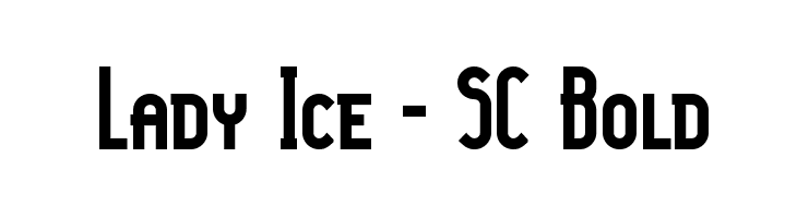 Lady Ice - SC Bold  Fuentes Gratis Descargar