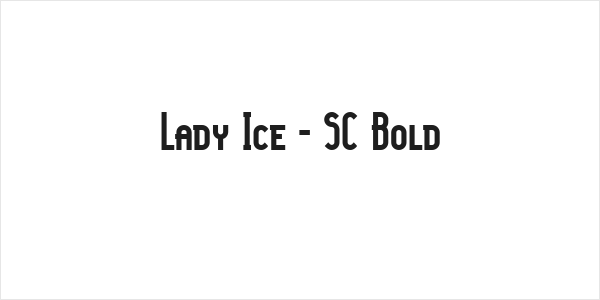 Lady Ice - SC Bold Logo