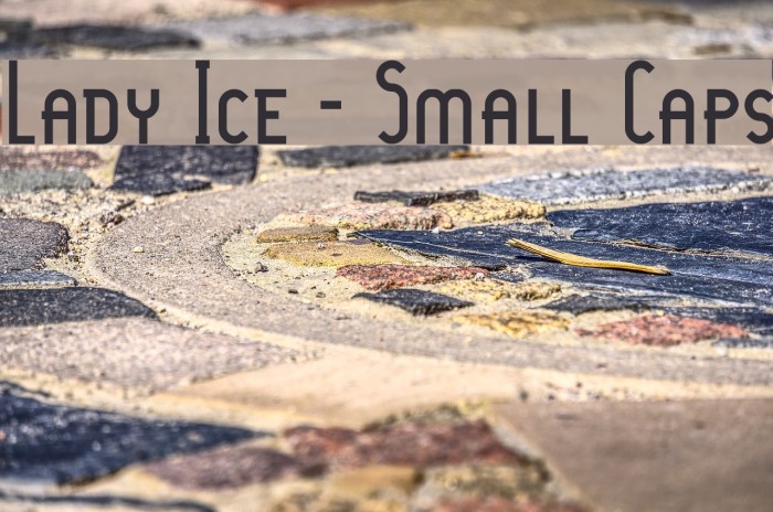 Lady Ice - Small Caps Font examples