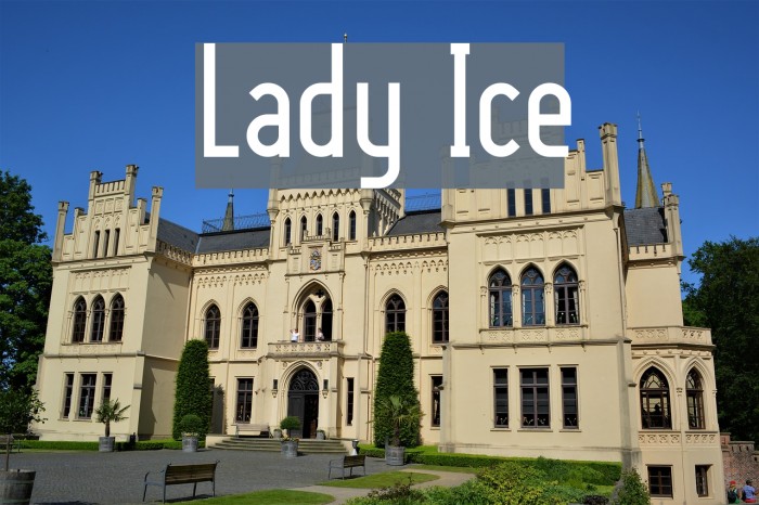 Lady Ice Font examples