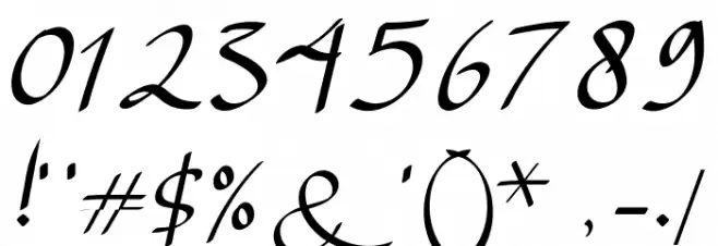 Lady Jasmine Font OTHER CHARS