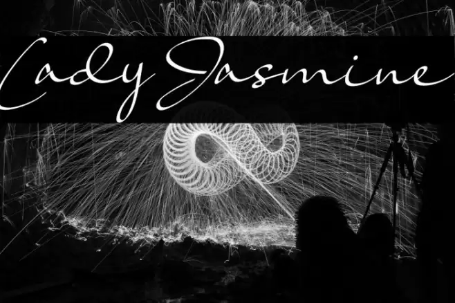 Lady Jasmine Font examples