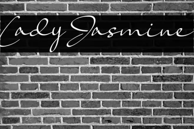 Lady Jasmine Font examples