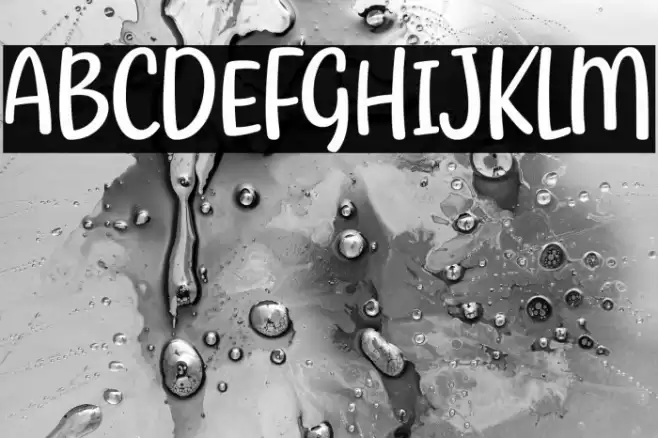 Lady Nature Font examples