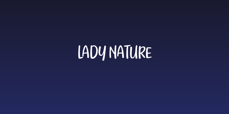 Lady Nature Social Header