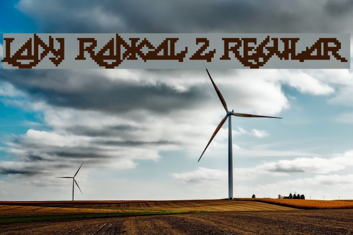 Lady Radical 2 Regular Font examples