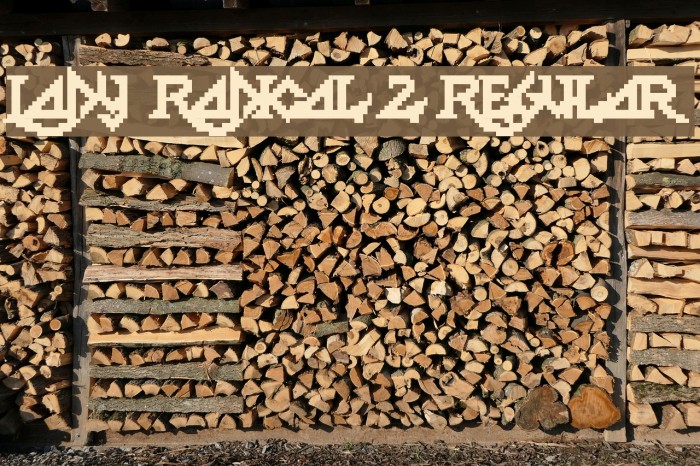 Lady Radical 2 Regular Font examples