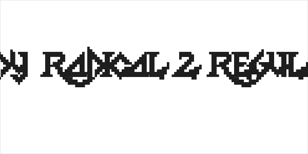 Lady Radical 2 Regular Logo