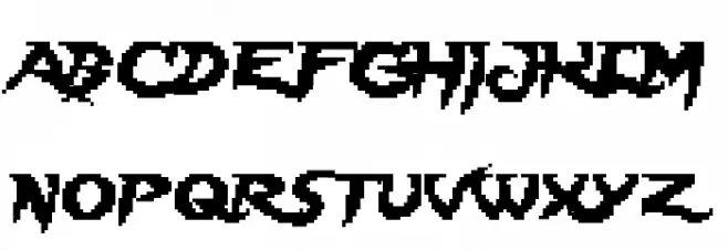 Lady Radical Regular Schriftart Groß