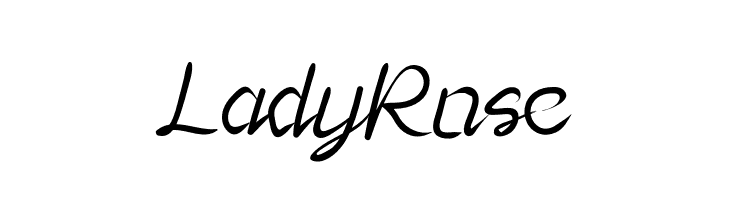 Lady Rose  Frei Schriftart Herunterladen