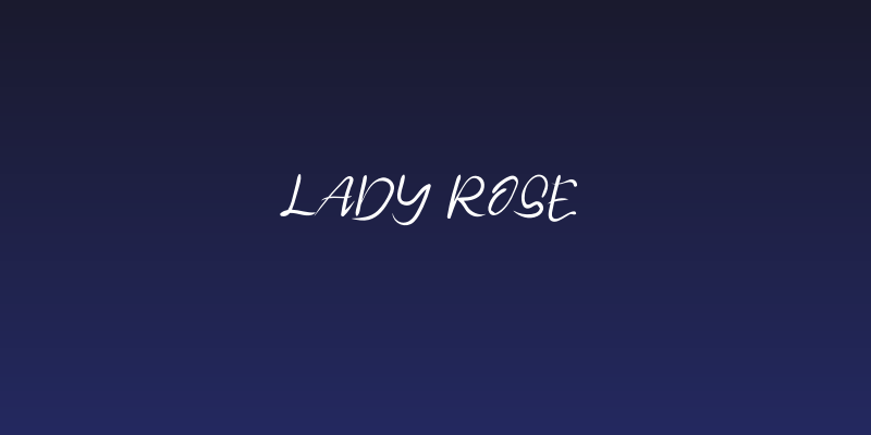 Lady Rose Social Header