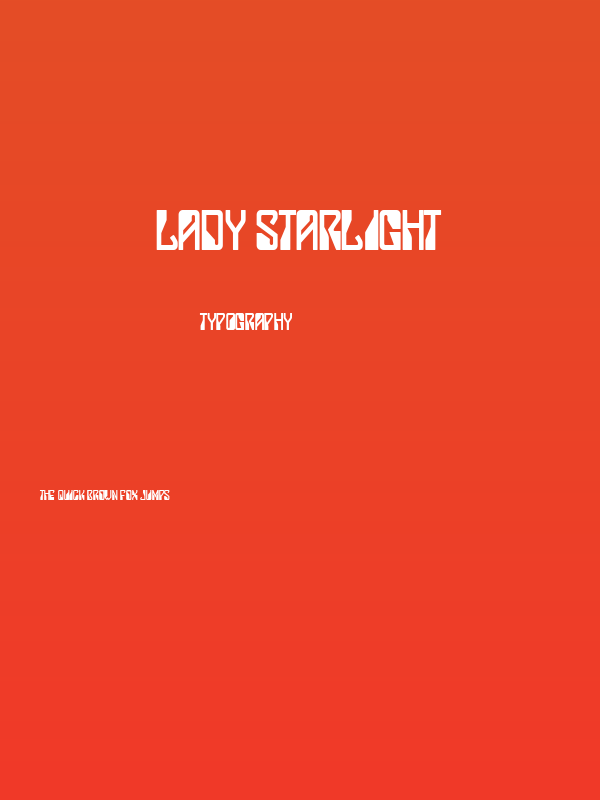 Lady Starlight Poster