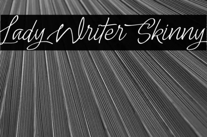 Lady Writer Skinny Example 3