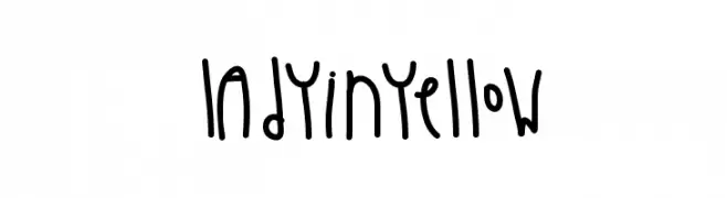 LadyInYellow  Descarca Fonturi Gratis