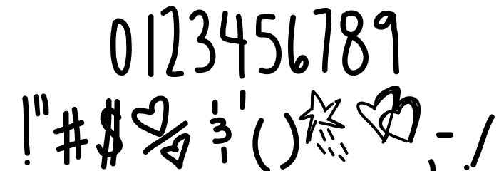LadyInYellow Font OTHER CHARS