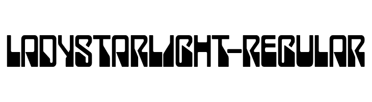 LadyStarlight-Regular  免费字体下载