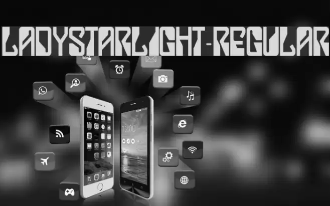 LadyStarlight-Regular Font examples