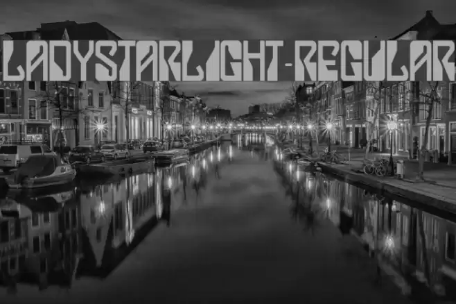 LadyStarlight-Regular Font examples