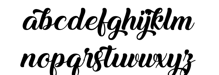 Ladybirds Font LOWERCASE