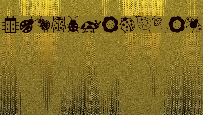 Ladybug Dings Font examples