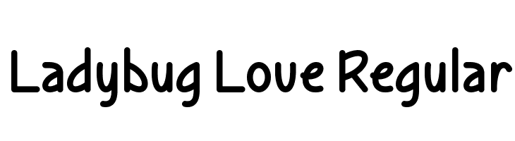 Ladybug Love Regular  नि: शुल्क फ़ॉन्ट्स डाउनलोड
