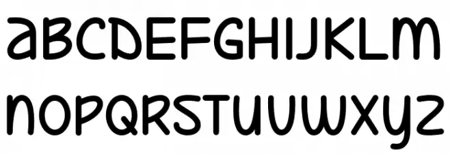 Ladybug Love Regular フォント 大文字