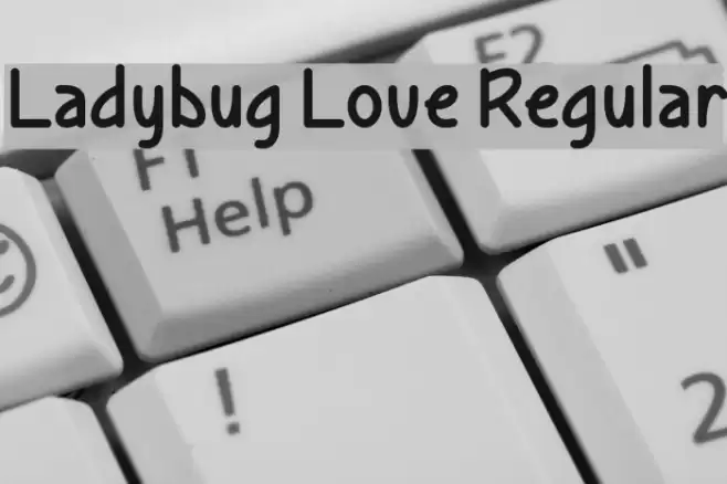 Ladybug Love Regular Font examples