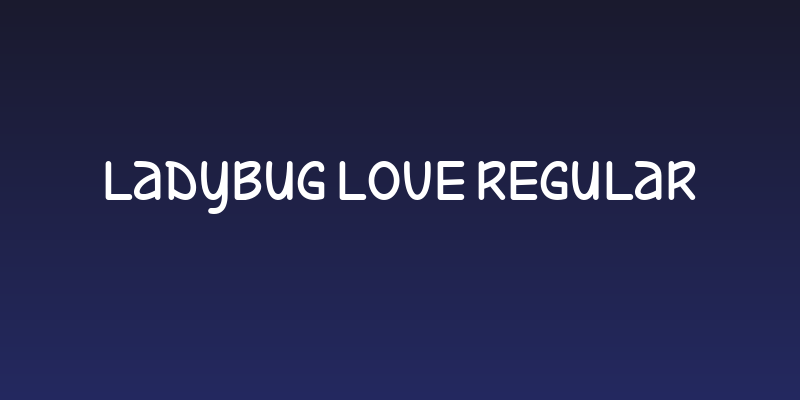 Ladybug Love Regular Social Header