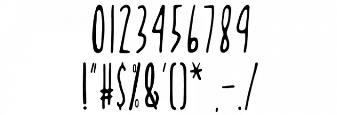 Ladybug-Regular Font OTHER CHARS