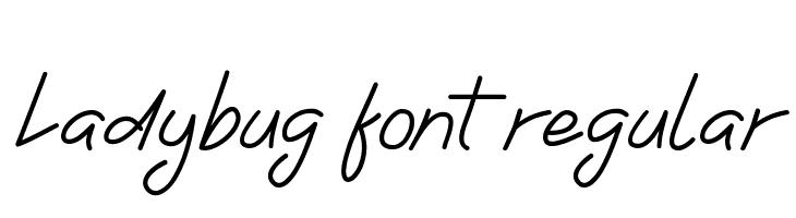 Ladybug font regular फ़ॉन्ट
