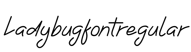 Ladybug font regular  baixar fontes gratis
