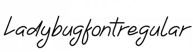 Ladybug font regular  les polices de caractères gratuit tlcharger
